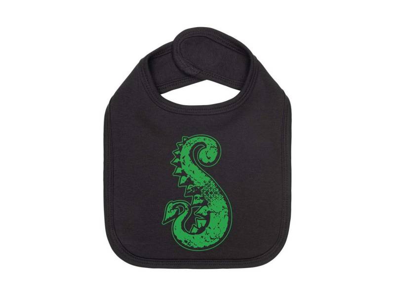 Metal Kids Lätzchen mit Heavysaurus (S) Druck für Babys von Metal Kids