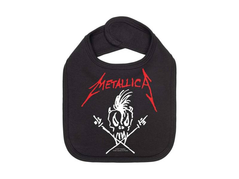 Metal Kids Lätzchen mit Metallica (Scary Guy) Druck für Babys von Metal Kids