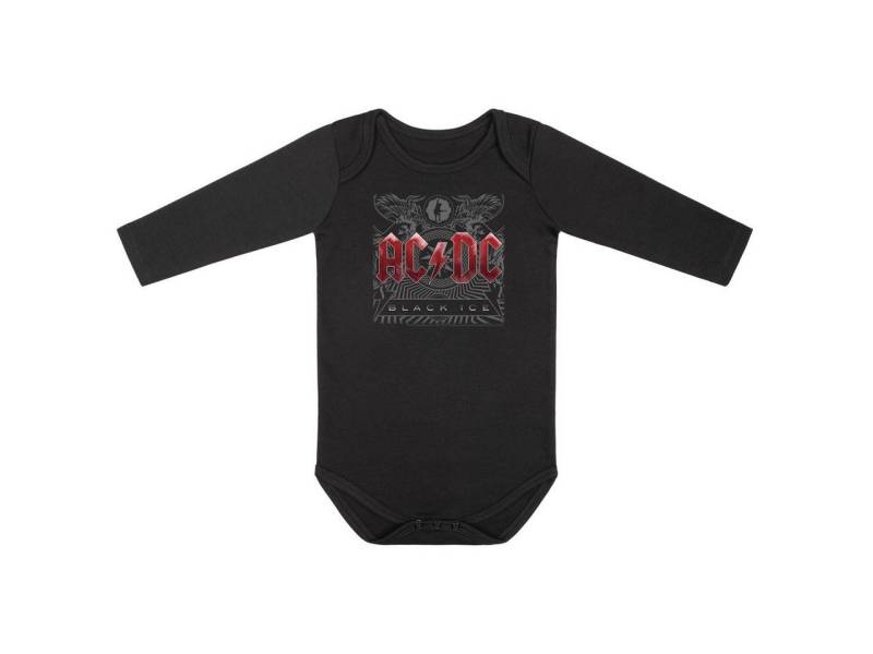 Metal Kids Langarmbody mit AC/DC (Black Ice) Aufdruck für Babys (0–24 M) von Metal Kids