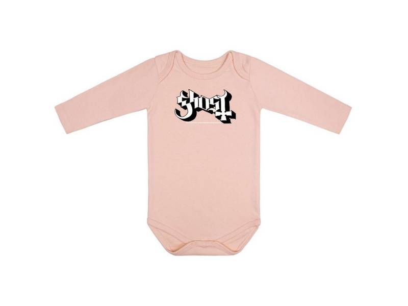 Metal Kids Langarmbody mit Ghost (Logo) Aufdruck für Babys (0–24 M) von Metal Kids