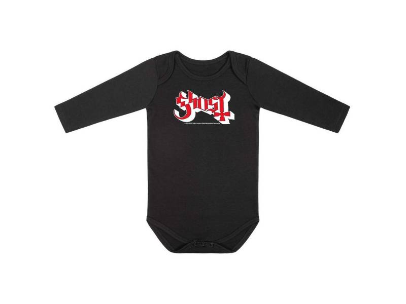 Metal Kids Langarmbody mit Ghost (Logo) Aufdruck für Babys (0–24 M) von Metal Kids