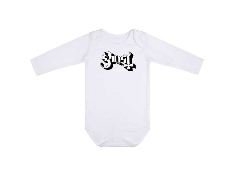 Metal Kids Langarmbody mit Ghost (Logo) Aufdruck für Babys (0–24 M) von Metal Kids