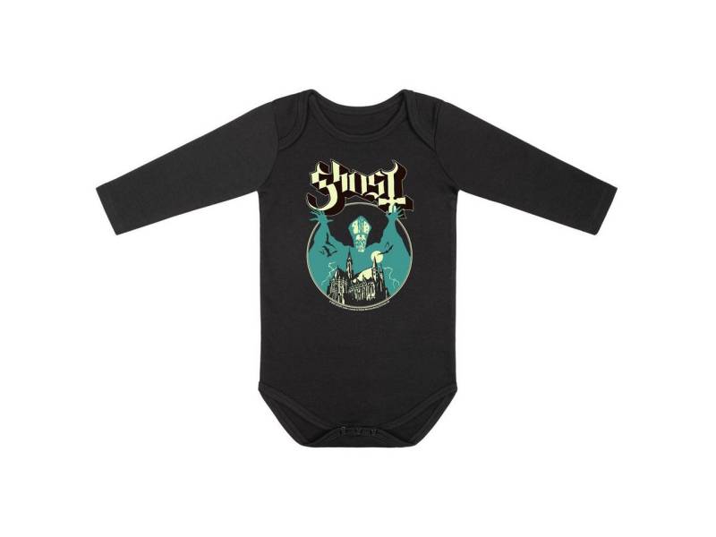 Metal Kids Langarmbody mit Ghost (Opus) Aufdruck für Babys (0–24 M) von Metal Kids