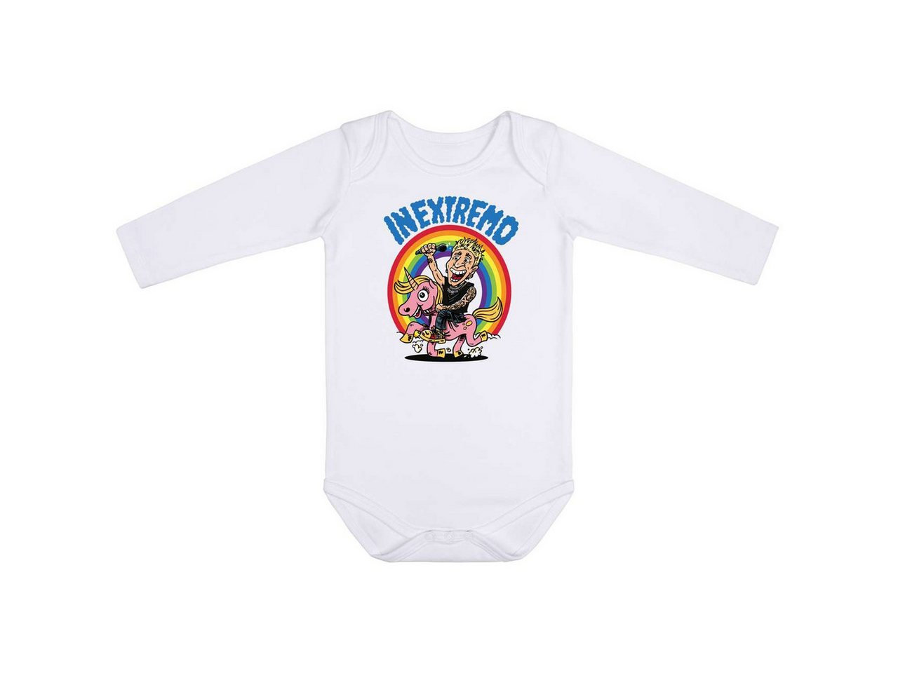 Metal Kids Langarmbody mit In Extremo (Das letzte Einhorn) Aufdruck für Babys (0–24 M) von Metal Kids