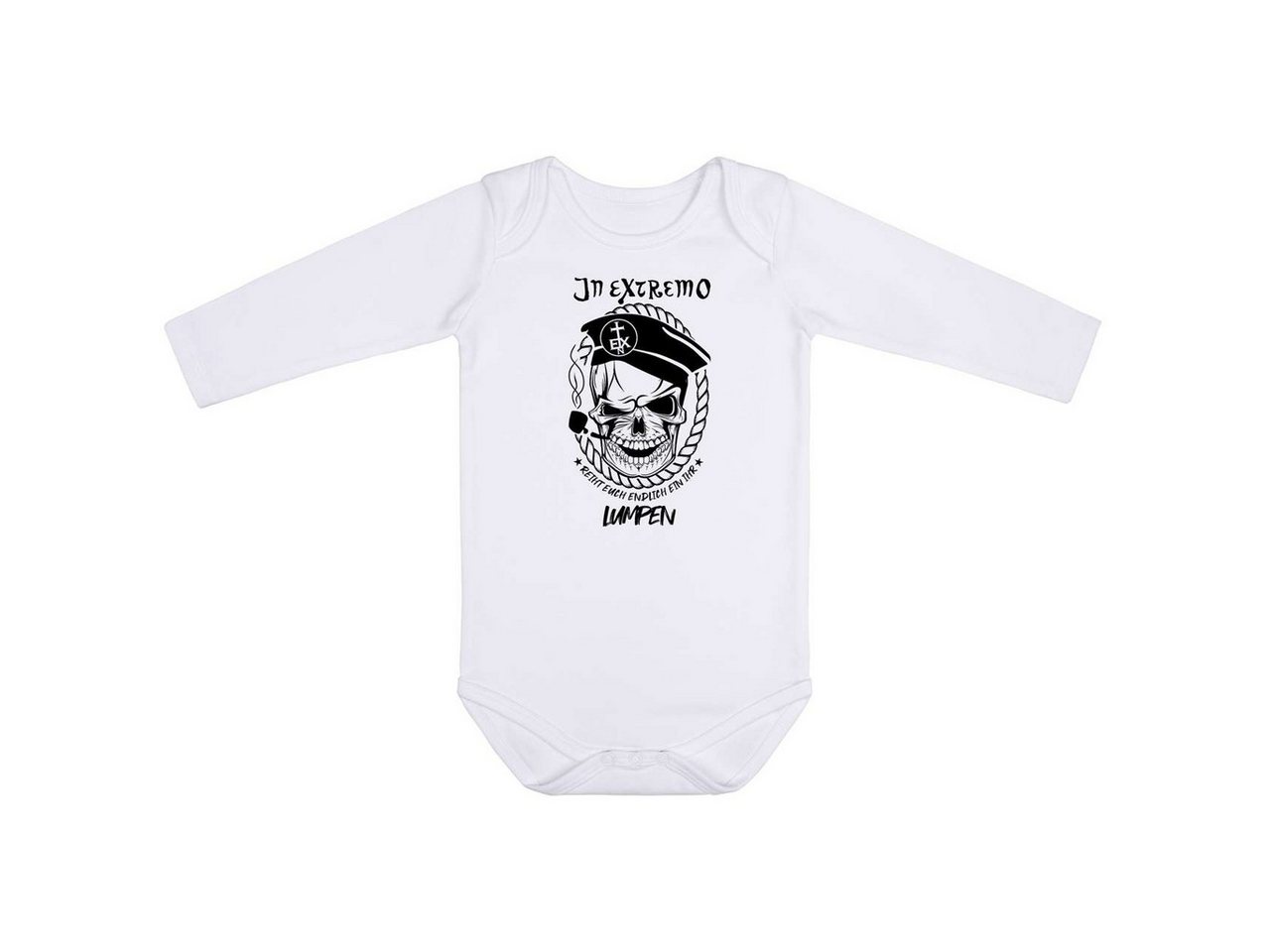 Metal Kids Langarmbody mit In Extremo (Lumpen) Aufdruck für Babys (0–24 M) von Metal Kids