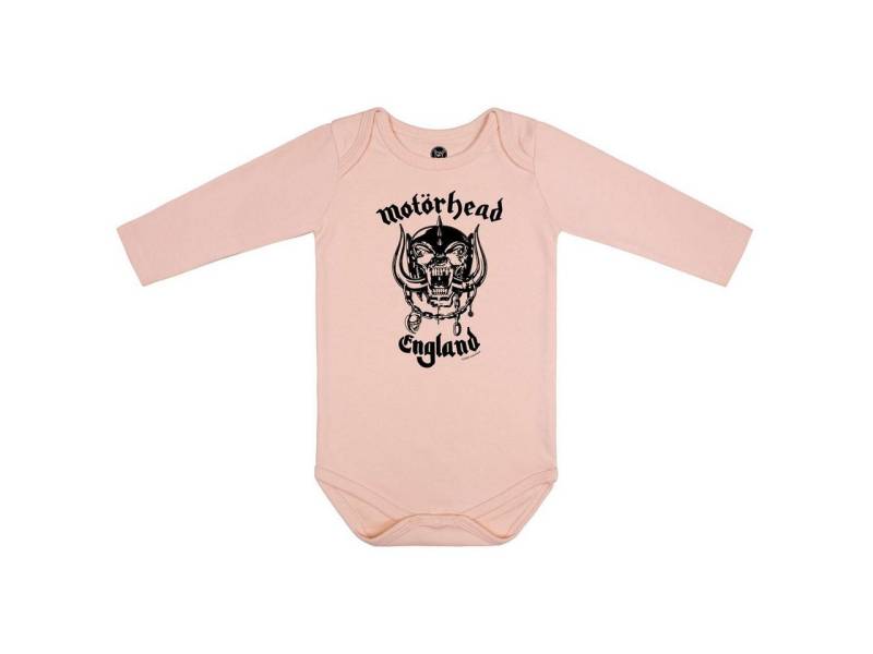 Metal Kids Langarmbody mit Motörhead (England: Stencil) Aufdruck für Babys (0–24 M) von Metal Kids