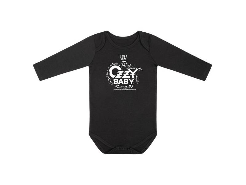 Metal Kids Langarmbody mit Ozzy Osbourne (Ozzy Baby) Aufdruck für Babys (0–24 M) von Metal Kids