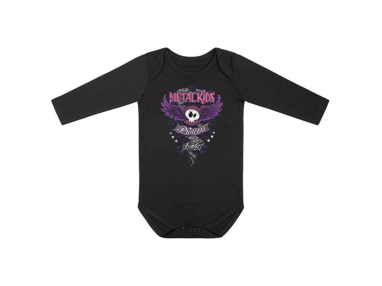 Metal Kids Langarmbody mit Princess of the Night Aufdruck für Babys (0–24 M) von Metal Kids