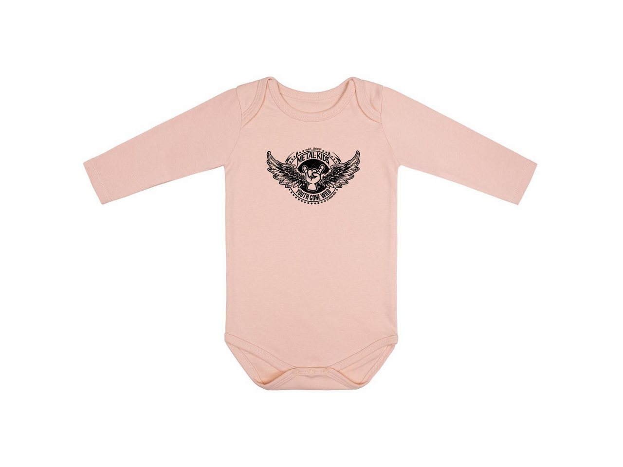 Metal Kids Langarmbody mit Youth gone wild Aufdruck für Babys (0–24 M) von Metal Kids