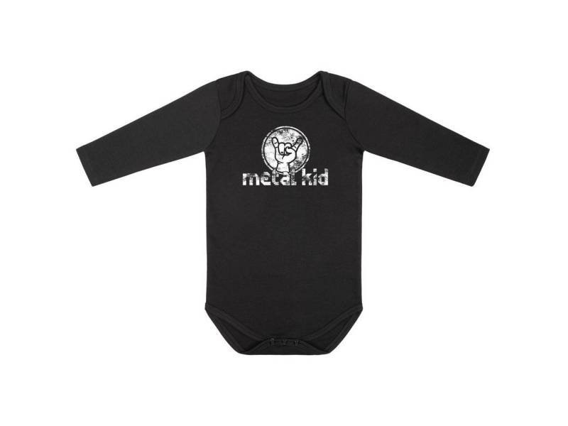 Metal Kids Langarmbody mit metal kid (Vintage) Aufdruck für Babys (0–24 M) von Metal Kids