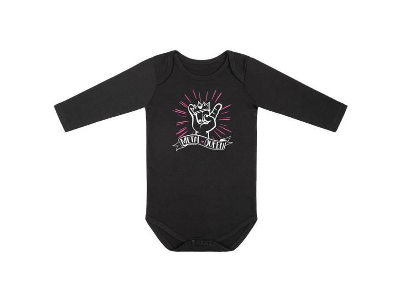Metal Kids Langarmbody mit metal queen Aufdruck für Babys (0–24 M) von Metal Kids