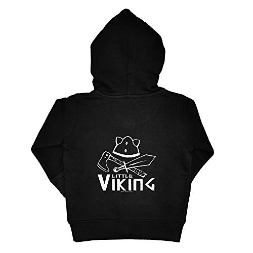 Metal Kids Little Viking - Baby Kapuzenjacke, schwarz, Größe 80/86 (12-24 Monate), 100% Fun von Metal Kids