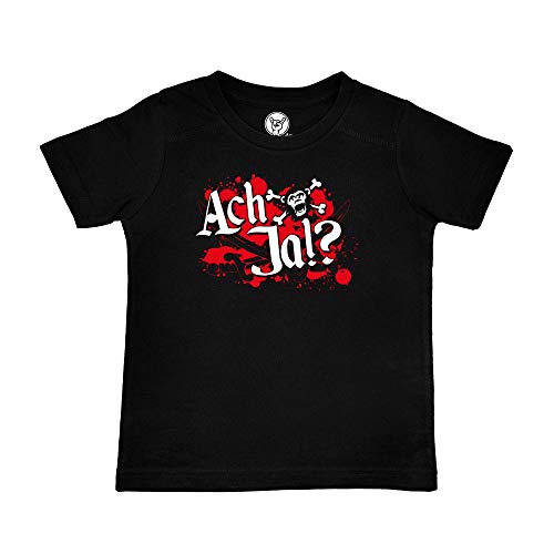 Metal Kids Mr. Hurley & Die Pulveraffen (ACH ja?!) - Kinder T-Shirt, schwarz, Größe 152 (12-13 Jahre), offizielles Band-Merch von Metal Kids