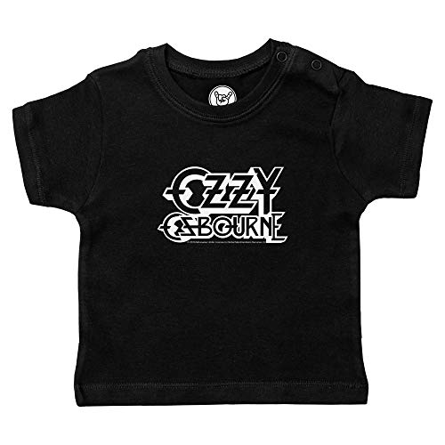 Metal Kids Ozzy Osbourne (Logo) - Baby T-Shirt, schwarz, Größe 80/86 (12-24 Monate), offizielles Band-Merch von Metal Kids