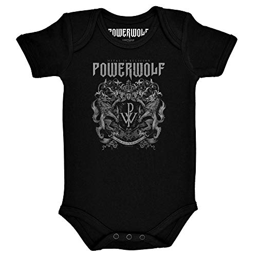 Metal-Kids Powerwolf (Crest) - Baby Body Größe 56/62 von Metal-Kids