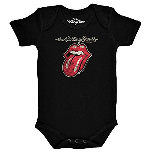 Metal-Kids Rolling Stones (Classic Tongue) - Baby Body Größe 68/74 von Metal-Kids