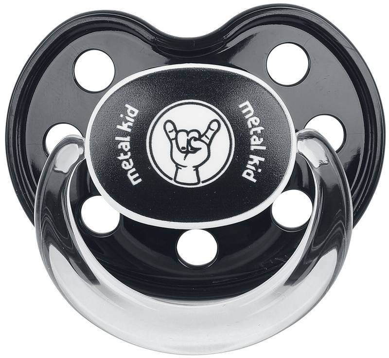 Metal Kids Schnuller für Babys - Metal Kid - für Mädchen & Jungen - schwarz Metal Kids Schnuller für Babys - Metal Kid - für Mädchen & Jungen - schwarz von Metal Kids