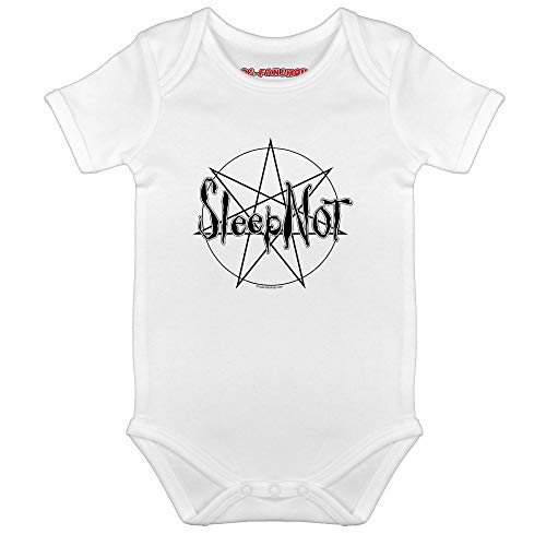 Metal Kids Sleepnot - Baby Body, weiß, Größe 80/86 (12-24 Monate), 100% Statement von Metal Kids