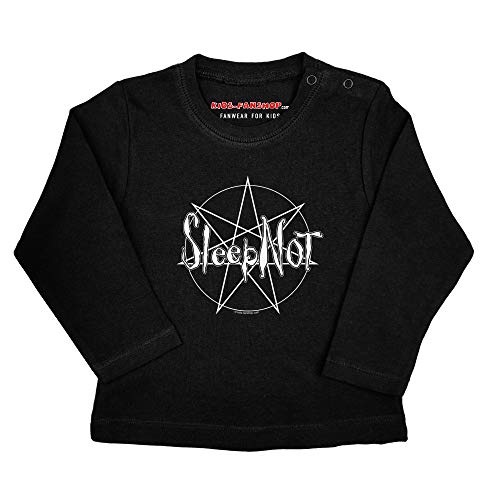 Metal Kids Sleepnot - Baby Longsleeve, schwarz, Größe 56/62 (0-6 Monate), 100% Statement von Metal Kids