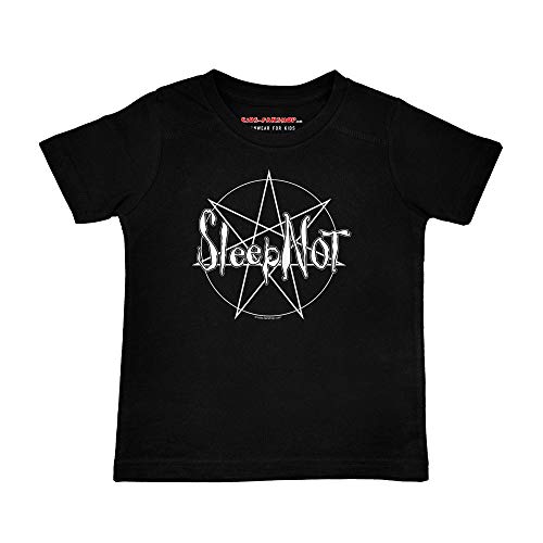 Metal Kids Sleepnot - Kinder T-Shirt, schwarz, Größe 92 (2-3 Jahre), 100% Statement von Metal Kids