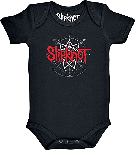 Metal-Kids Slipknot (Star Symbol) - Baby Body Größe 56/62 von Metal-Kids