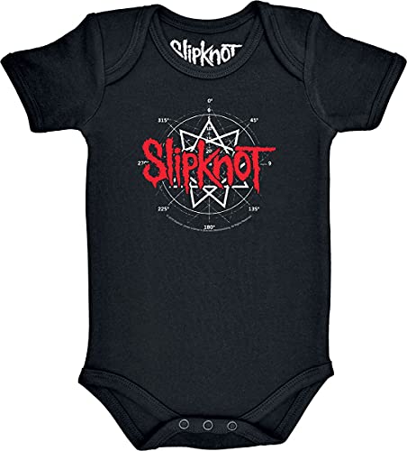 Metal-Kids Slipknot (Star Symbol) - Baby Body Größe 68/74 von Metal-Kids