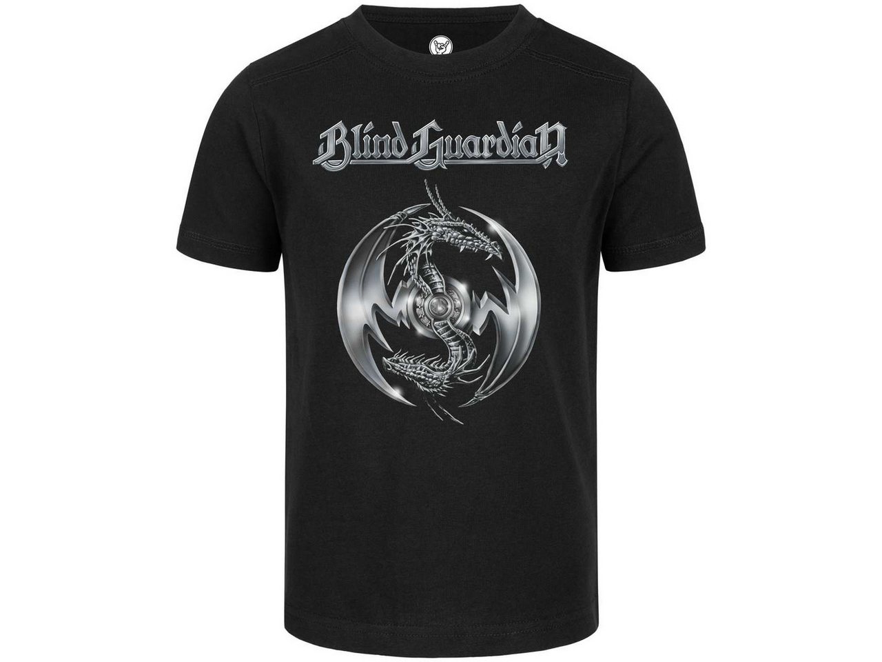 Metal Kids T-Shirt mit Blind Guardian (Silverdragon) Aufdruck für Kinder (2–14 J) von Metal Kids