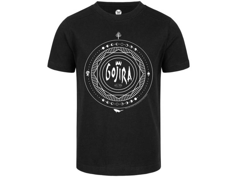 Metal Kids T-Shirt mit Gojira (Moon Phases) Aufdruck für Kinder (2–14 J) von Metal Kids