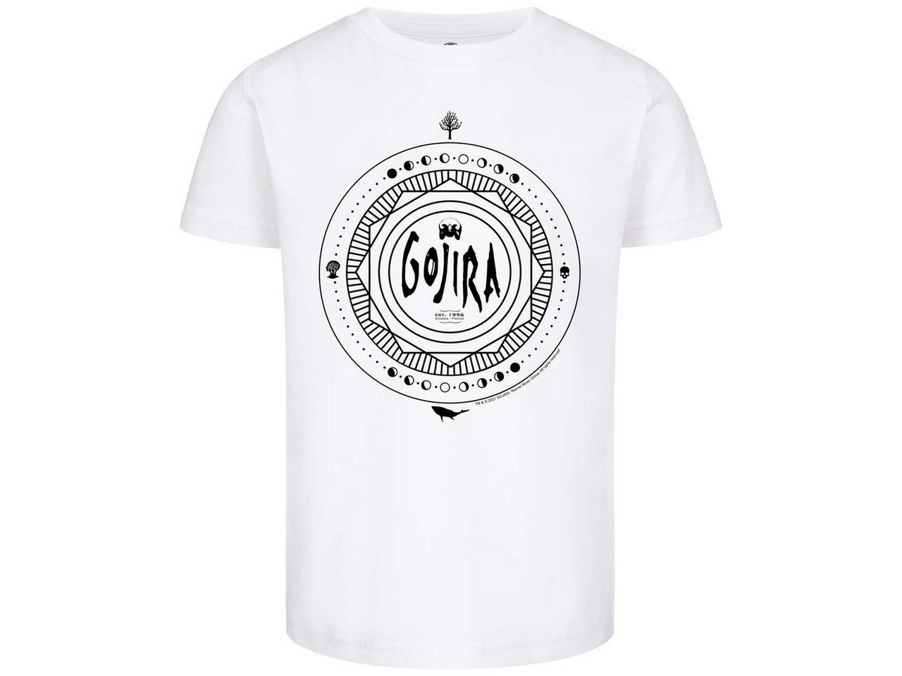 Metal Kids T-Shirt mit Gojira (Moon Phases) Aufdruck für Kinder (2–14 J) von Metal Kids