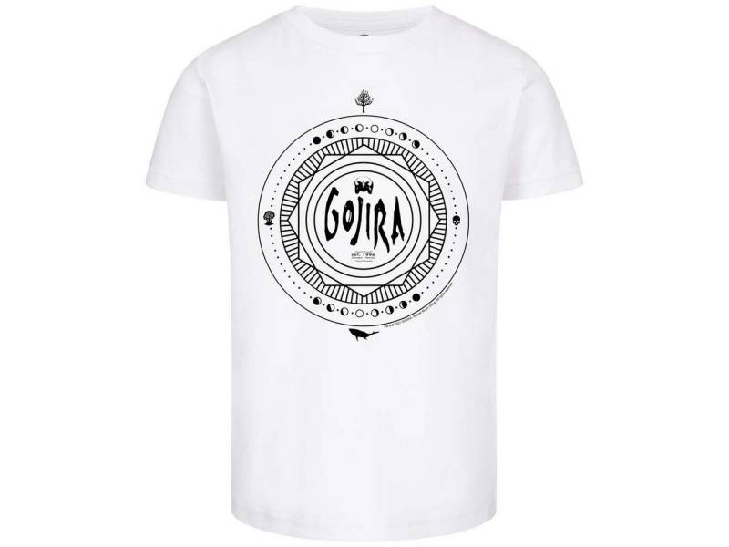Metal Kids T-Shirt mit Gojira (Moon Phases) Aufdruck für Kinder (2–14 J) von Metal Kids