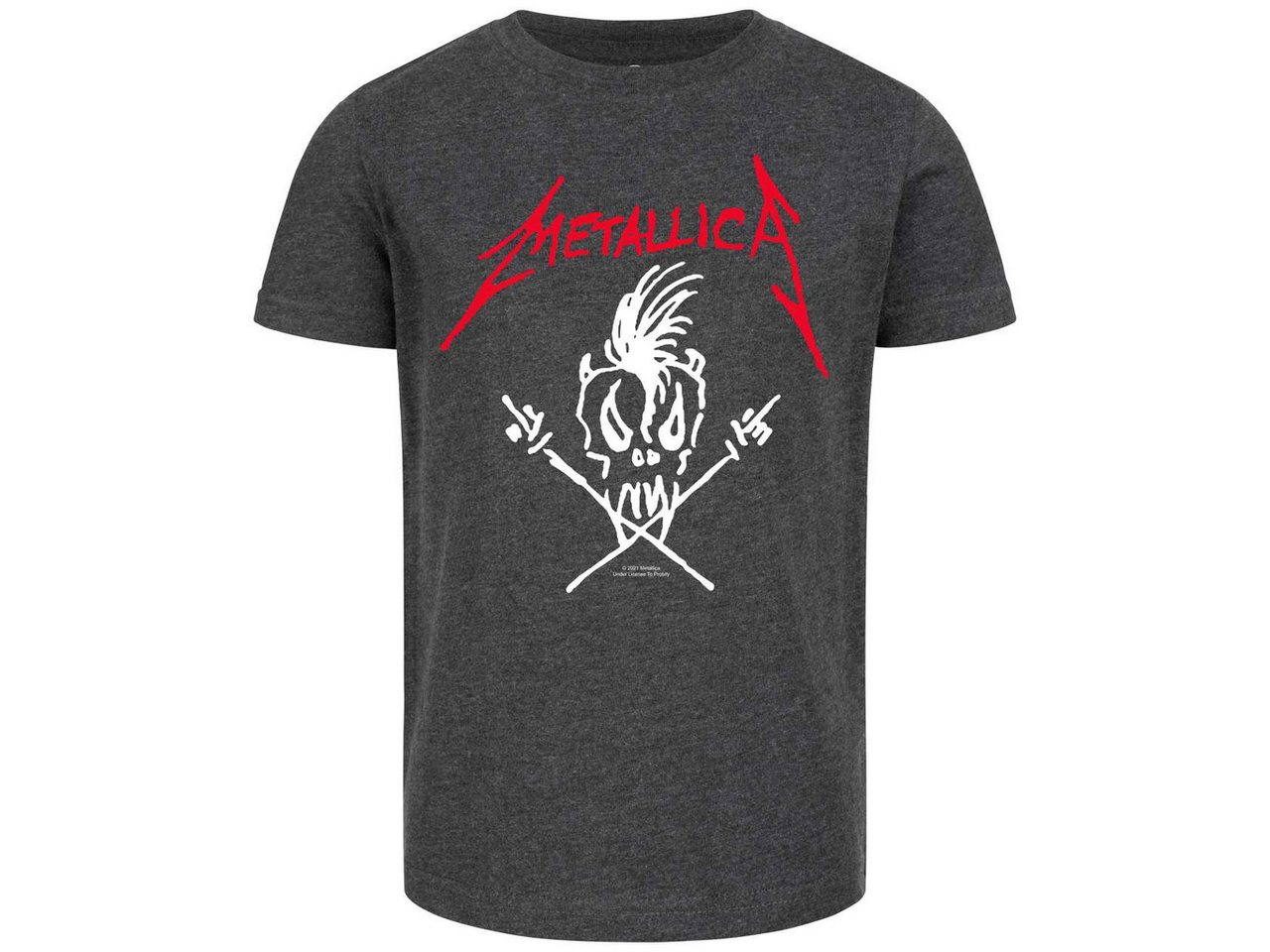 Metal Kids T-Shirt mit Metallica (Scary Guy) Aufdruck für Kinder (2–14 J) von Metal Kids