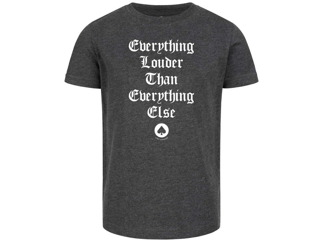Metal Kids T-Shirt mit Motörhead (Everything Louder) Aufdruck für Kinder (2–14 J) von Metal Kids