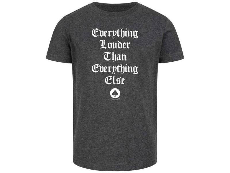 Metal Kids T-Shirt mit Motörhead (Everything Louder) Aufdruck für Kinder (2–14 J) von Metal Kids