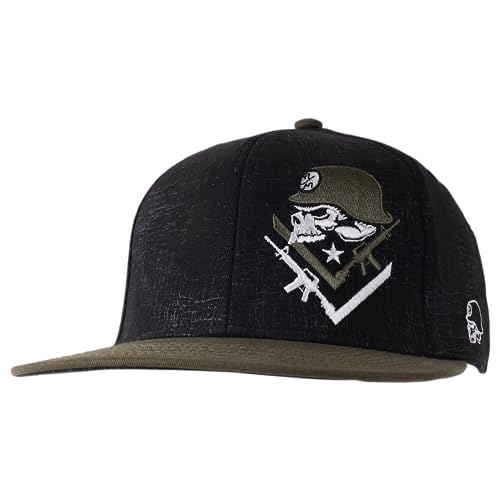 Metal Mulisha Mens Armed & Ready Flex Hat Baseballkappe, Schwarz/Grün, S/M Metal Mulisha Mens Armed & Ready Flex Hat Baseballkappe, Schwarz/Grün, S/M von Metal Mulisha