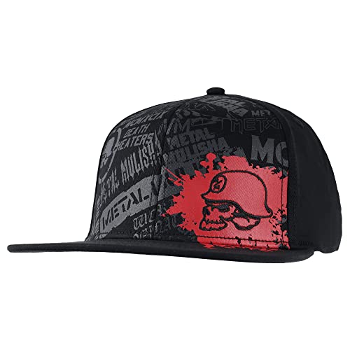 Metal Mulisha Men's History Black/Red Flexfit Hat SM von Metal Mulisha