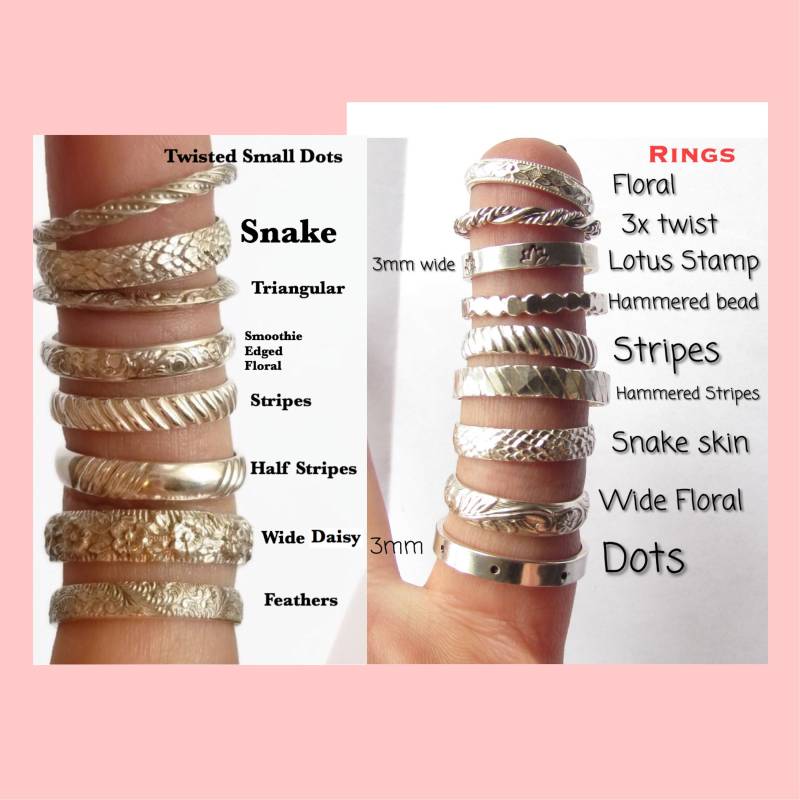 Daumen Ring Breiter Glatt Uni Design Hochglanz Silber Für Frauen Oder Männer Herren Damen Ringe Große von MetalHeartByRenee