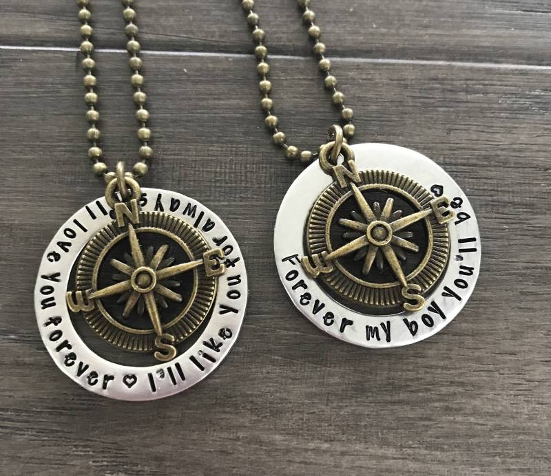 Ich Werde Dich Für Immer Lieben. Mögen. Mein Sohn Wirst Du Sein. Mutter/Halskette Set. Geschenk Muttertagsgeschenk Ich Werde Dich Für Immer Lieben. Mögen. Mein Sohn Wirst Du Sein. Mutter/Halskette Set. Geschenk Muttertagsgeschenk von MetalJewelryAmy