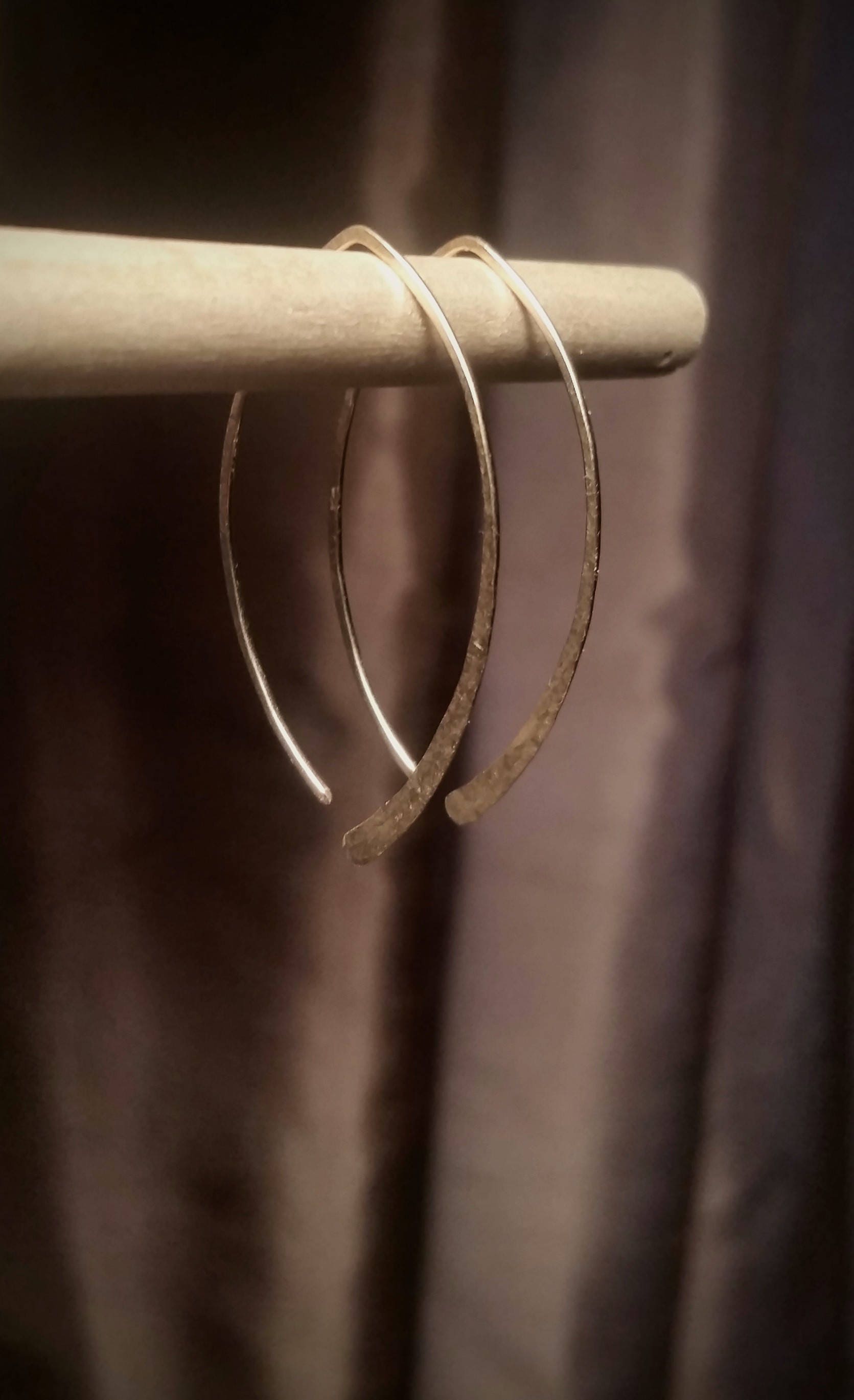 Leichte Ovale Ohrringe Leichte Ovale Ohrringe von MetalKitchenLLC