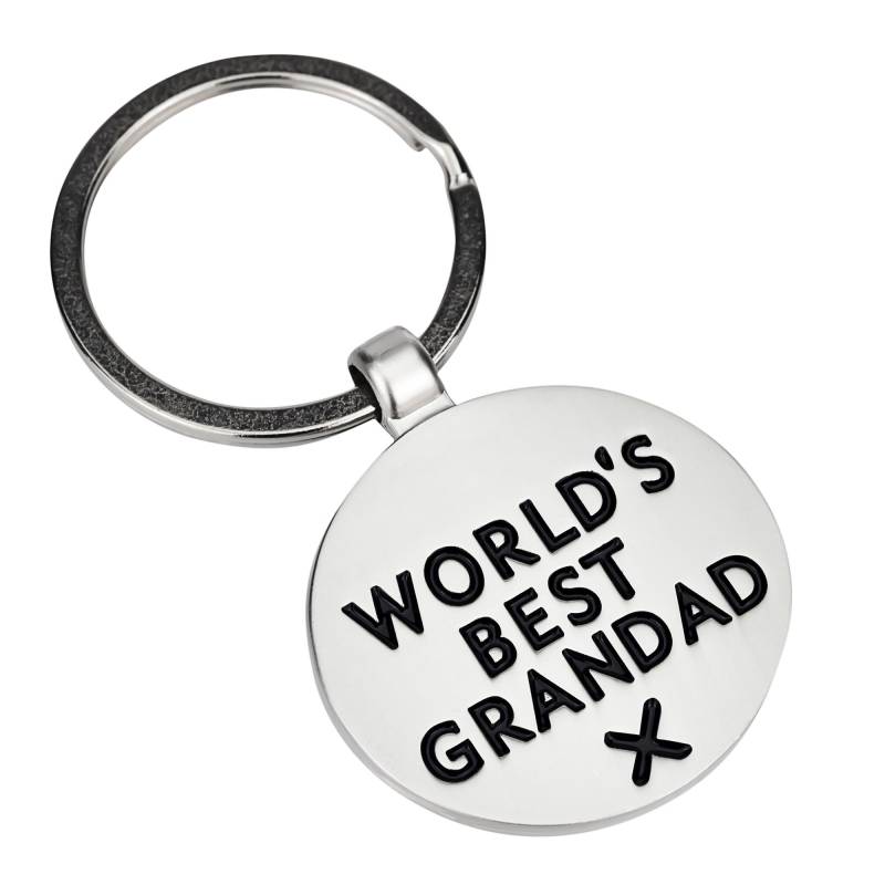 World Es Best Grandad Metal Schlüsselring von MetalPlanetUK