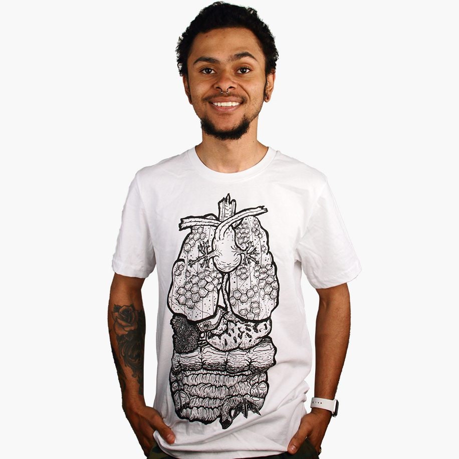 Color-Me Anatomy - Weißes Unisex T-Shirt Color-Me Anatomy - Weißes Unisex T-Shirt von MetalTheBrand
