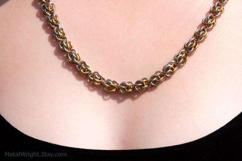 Sweetpea Edelstahl Halskette von MetalWright