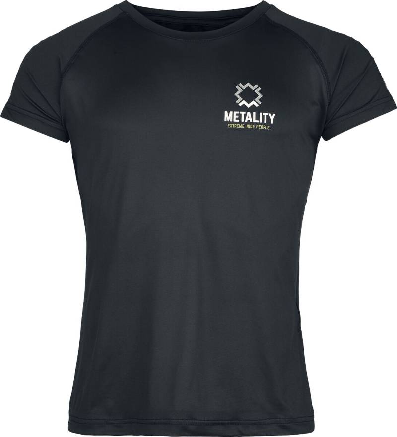 Metality T-Shirt - Herren Sports-T - S bis 3XL - für Männer - Größe XL - schwarz  - Lizenziertes Merchandise! von Metality