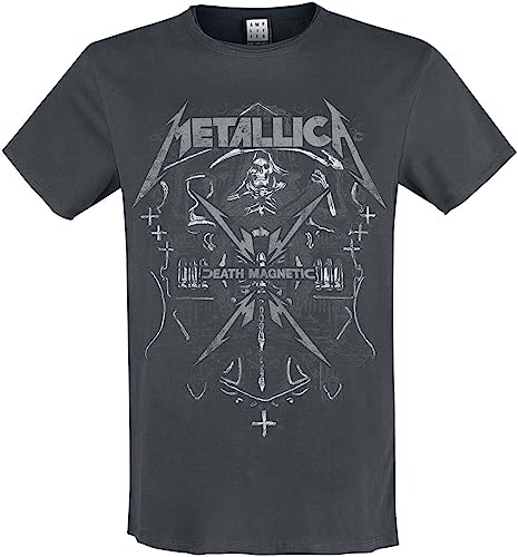 Metallica Amplified Collection - Death Magnatic Männer T-Shirt Charcoal M von Metallica