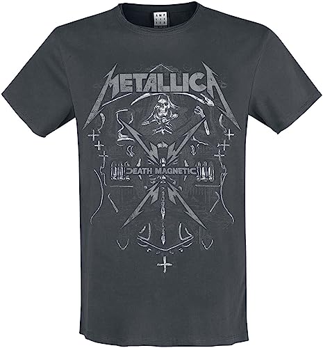 Metallica Amplified Collection - Death Magnatic Männer T-Shirt Charcoal XL von Metallica