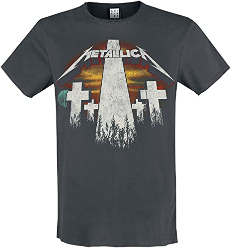 Metallica Amplified Collection - Master of Puppets Revamp Männer T-Shirt Charcoal S von Metallica