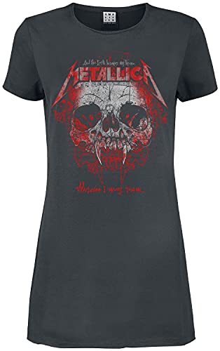 Metallica Amplified Collection - Wherever I May Roam Frauen Kurzes Kleid Charcoal XL von Metallica