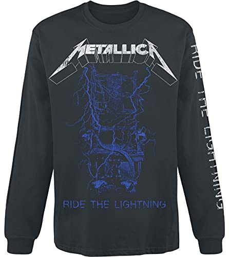 Metallica Fade Männer Langarmshirt schwarz XL 100% Baumwolle Band-Merch, Bands von Metallica