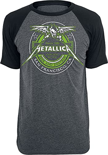 Metallica Fuel Männer T-Shirt Charcoal/schwarz XXL 60% Baumwolle, 40% Polyester Band-Merch, Bands von Metallica
