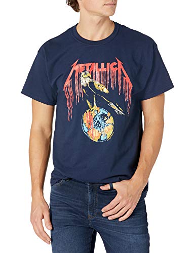 Metallica Herren Limited Edition Eagle '94 Tour T-Shirt, Marineblau, Klein von Metallica