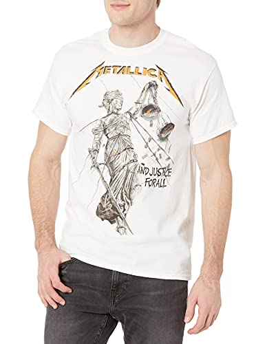 Metallica Herren Mt-50040120-2xl T-Shirt, Weiß, XX-Large von Metallica